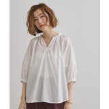 【夏に嬉しい機能付き】ランタンスリーブシャツブラウス | grove | 詳細画像2