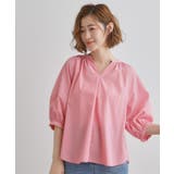 【夏に嬉しい機能付き】ランタンスリーブシャツブラウス | grove | 詳細画像5