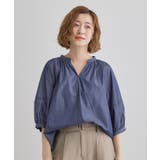 【夏に嬉しい機能付き】ランタンスリーブシャツブラウス | grove | 詳細画像10