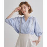 【夏に嬉しい機能付き】ランタンスリーブシャツブラウス | grove | 詳細画像15