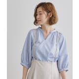 【夏に嬉しい機能付き】ランタンスリーブシャツブラウス | grove | 詳細画像16