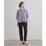 【夏に嬉しい機能付き】ランタンスリーブシャツブラウス | grove | 詳細画像21