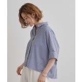 【夏に嬉しい機能付き】ドルマンクロップドシャツ | grove | 詳細画像21 