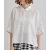 【夏に嬉しい機能付き】ドルマンクロップドシャツ | grove | 詳細画像25 