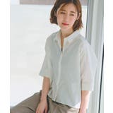 オフホワイト(003) | 【夏に嬉しい機能付き】ドルマンクロップドシャツ | grove