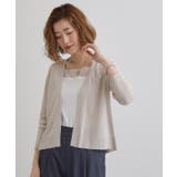 【接触冷感 UVカットetc】夏に嬉しい機能付き！ベーシックショートカーディガン | grove | 詳細画像17 