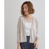 【接触冷感 UVカットetc】夏に嬉しい機能付き！ベーシックショートカーディガン | grove | 詳細画像18 