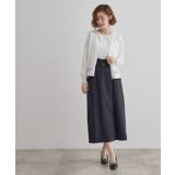 【雑誌掲載】シアー素材使いアンサンブルニット | grove | 詳細画像2 