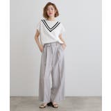 繊細な透かし編みが上品な大人のチルデンニット | grove | 詳細画像4 