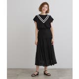 繊細な透かし編みが上品な大人のチルデンニット | grove | 詳細画像9 