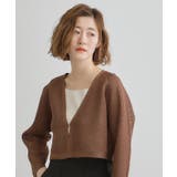 ワイドスリーブメッシュカーディガン | grove | 詳細画像9 