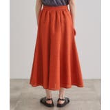 【大人のリゾートスタイル/SETUP】麻調フレアスカート | grove | 詳細画像16 