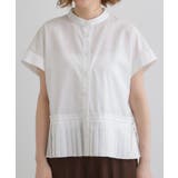 キレイに見えて嬉しい 裾プリーツシャツ | grove | 詳細画像14 