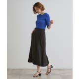 【大人のニュアンス】リネン混サイドタックスカート | grove | 詳細画像2