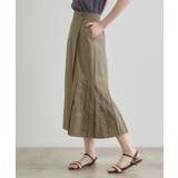 【大人のニュアンス】リネン混サイドタックスカート | grove | 詳細画像5