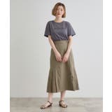 【大人のニュアンス】リネン混サイドタックスカート | grove | 詳細画像7