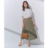 【大人のニュアンス】リネン混サイドタックスカート | grove | 詳細画像8