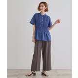 大人の抜け感シアースラブシャーリングブラウス | grove | 詳細画像15 