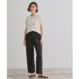 【洗える・シワになりにくい】麻調センタープレスワイドパンツ | grove | 詳細画像7 