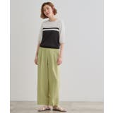 【洗える・シワになりにくい】麻調センタープレスワイドパンツ | grove | 詳細画像11 