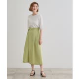 エレガントに着こなすラップ風タックスカート | grove | 詳細画像2