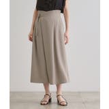 エレガントに着こなすラップ風タックスカート | grove | 詳細画像5