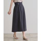 エレガントに着こなすラップ風タックスカート | grove | 詳細画像9