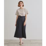 エレガントに着こなすラップ風タックスカート | grove | 詳細画像10