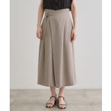 エレガントに着こなすラップ風タックスカート | grove | 詳細画像13