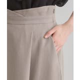 エレガントに着こなすラップ風タックスカート | grove | 詳細画像16