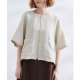 透け感と立体感で魅せる、大人の夏のメッシュワイドスリーブジャケット | grove | 詳細画像14 