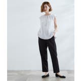 裾のボリュームが今年気分 ストライプバルーンブラウス | grove | 詳細画像2 