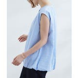 裾のボリュームが今年気分 ストライプバルーンブラウス | grove | 詳細画像14 