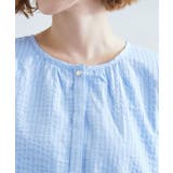 裾のボリュームが今年気分 ストライプバルーンブラウス | grove | 詳細画像16 