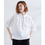 【サスティナブル原料】衿付きドルマンタックシャツ | grove | 詳細画像1 