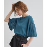 【嬉しい機能付き】やわらかドライタッチシアーフレアスリーブニット | grove | 詳細画像22