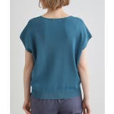 【嬉しい機能付き】やわらかドライタッチフレンチスリーブニット | grove | 詳細画像33 