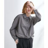 【UVカット/洗える】クロップドシアーシャツ | grove | 詳細画像2 