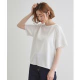 【洗える/二の腕カバー】上品なレースで叶える、きちんと見えの夏Tシャツ | grove | 詳細画像2