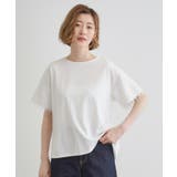 オフホワイト(003) | 【洗える/二の腕カバー】上品なレースで叶える、きちんと見えの夏Tシャツ | grove