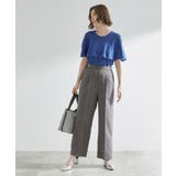 【洗える/美脚ラインキープ】ワイドパンツ | grove | 詳細画像3 