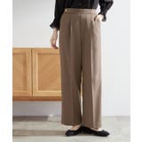 【洗える/美脚ラインキープ】ワイドパンツ | grove | 詳細画像9 