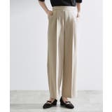 ライトベージュ(051) | 【洗える/美脚ラインキープ】ワイドパンツ | grove