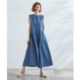 すっきり見え 軽やかデニムノースリーブワンピース | grove | 詳細画像2