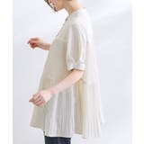 【体型カバー】ラフに着たい ティアードプリーツブラウス | grove | 詳細画像14 