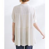 【体型カバー】ラフに着たい ティアードプリーツブラウス | grove | 詳細画像15 