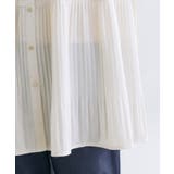 【体型カバー】ラフに着たい ティアードプリーツブラウス | grove | 詳細画像18 