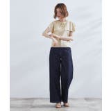 【ひんやり/UVカット】大人の可愛さ セーラーカラーニット | grove | 詳細画像3