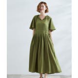 【晴れの日も雨の日も】撥水エアリーフレアスリーブワンピース | grove | 詳細画像5 