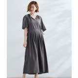 スミクロ(014) | 【晴れの日も雨の日も】撥水エアリーフレアスリーブワンピース | grove